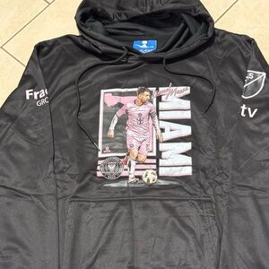Inter Miami Leo Messi Jersey # 10 Sweatshirt with Hood  , Unisex